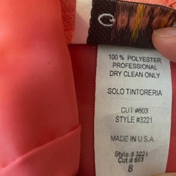 Pink Girls Size 8 Formal Dress - Picture 7 of 7